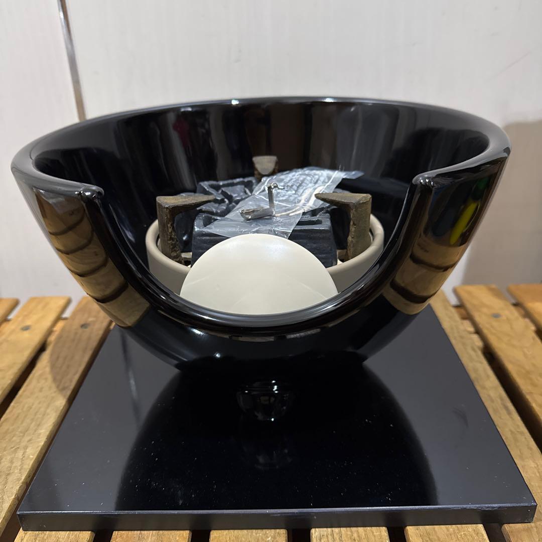 未使用 野々田式 風呂型電熱器 F405 真塗 紅鉢型