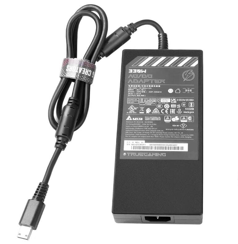 MSI 330w ゲーミングPC 用 ACアダプター電源