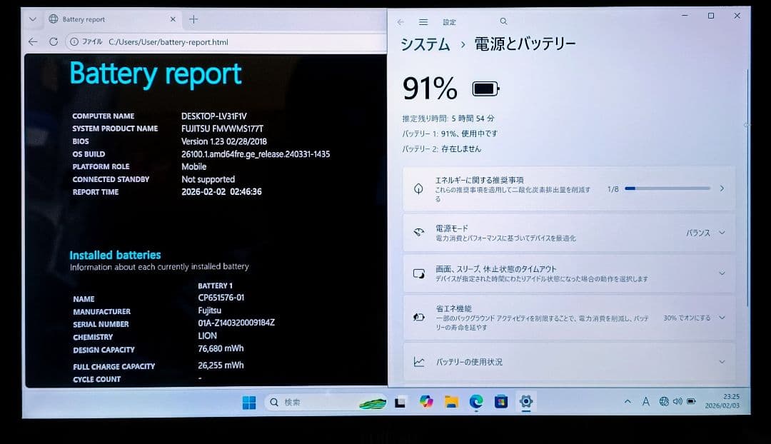 FUJITSU LIFEBOOK Corei7 メモリ10GB SSD512GB
