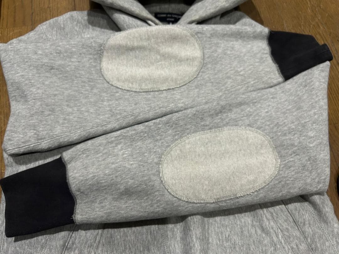 ＊COMME des GARCONS HOMME エルボーパッチ パーカー S
