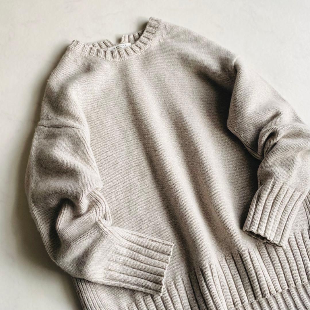 TOMORROWLAND MACPHEE ラム カシミヤ クルーネック ニット