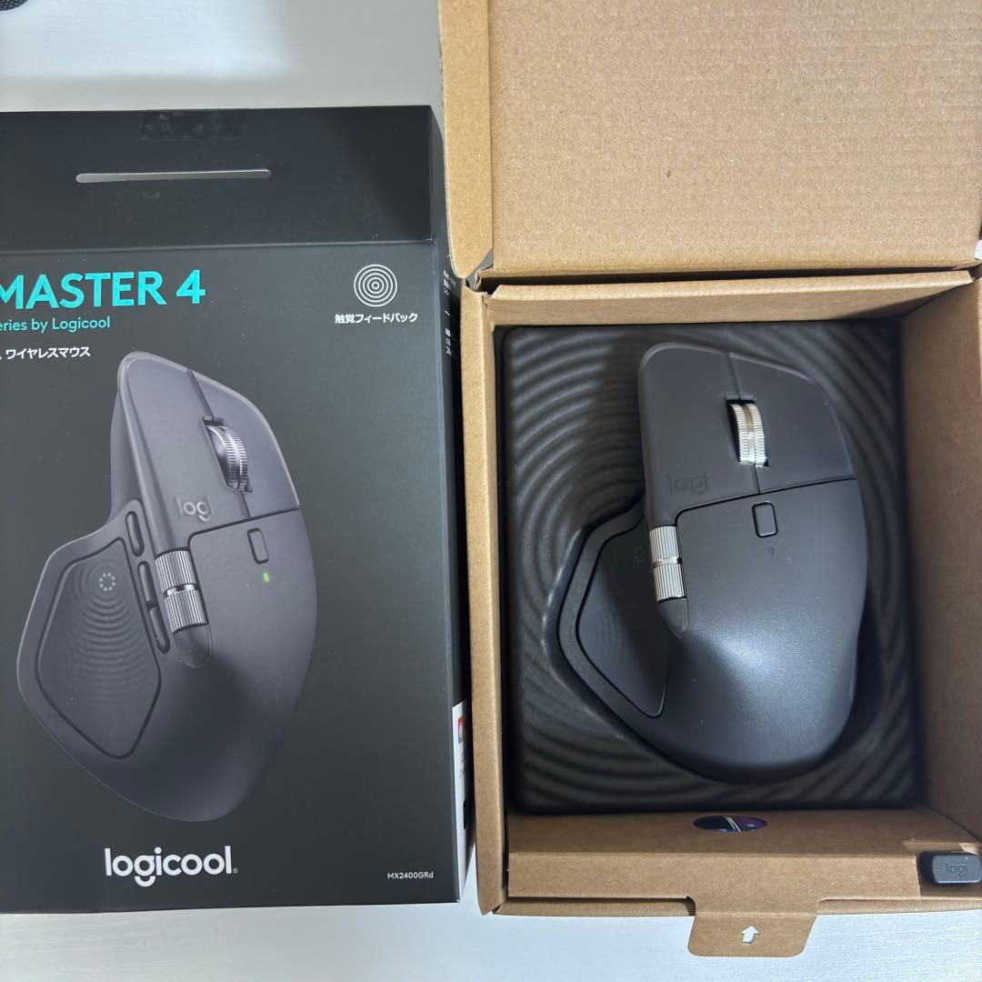 【極美品】logicool MX MASTER 4 ワイヤレスマウス