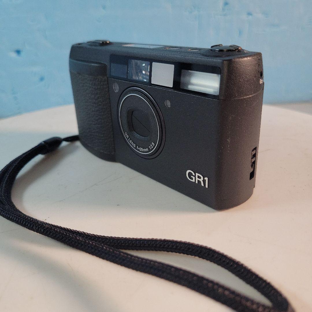 RICOH GR1 コンパクト フィルム カメラ 黒色　当時物