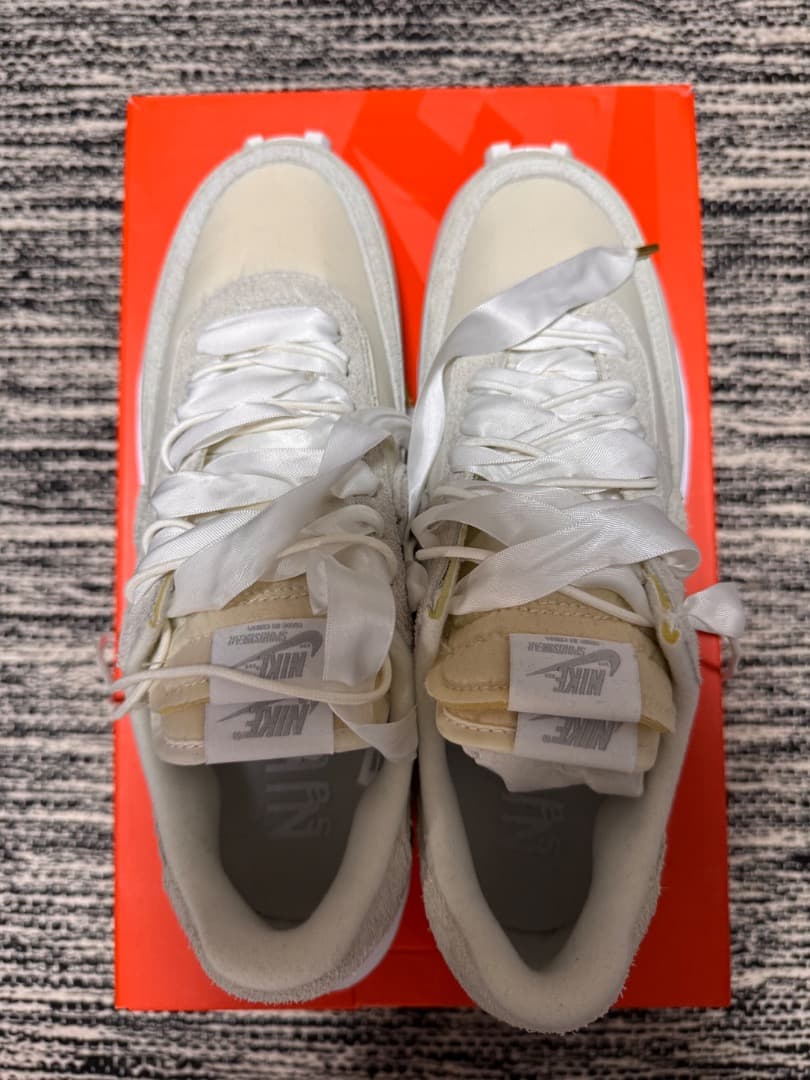 sacai×Nike LDV Waffle \"Triple White\"28cm