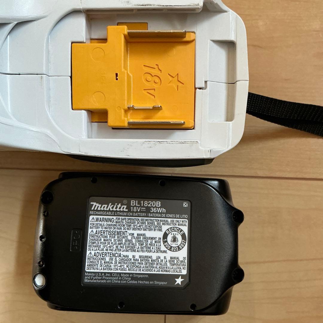 makita マキタ　充電式クリーナ　18VCL180 サイクロンアタッチメント