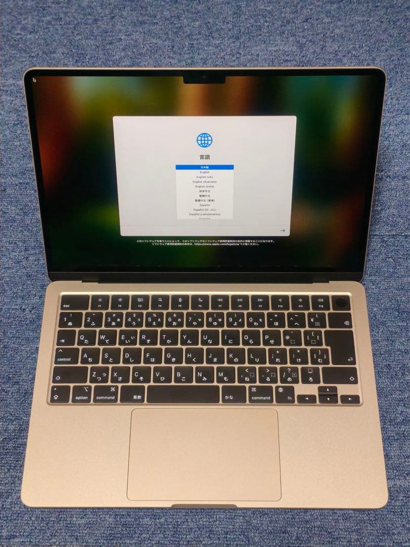 13㌅MacBook Air/整備済製品/M3/8GB/256GB/スターライト