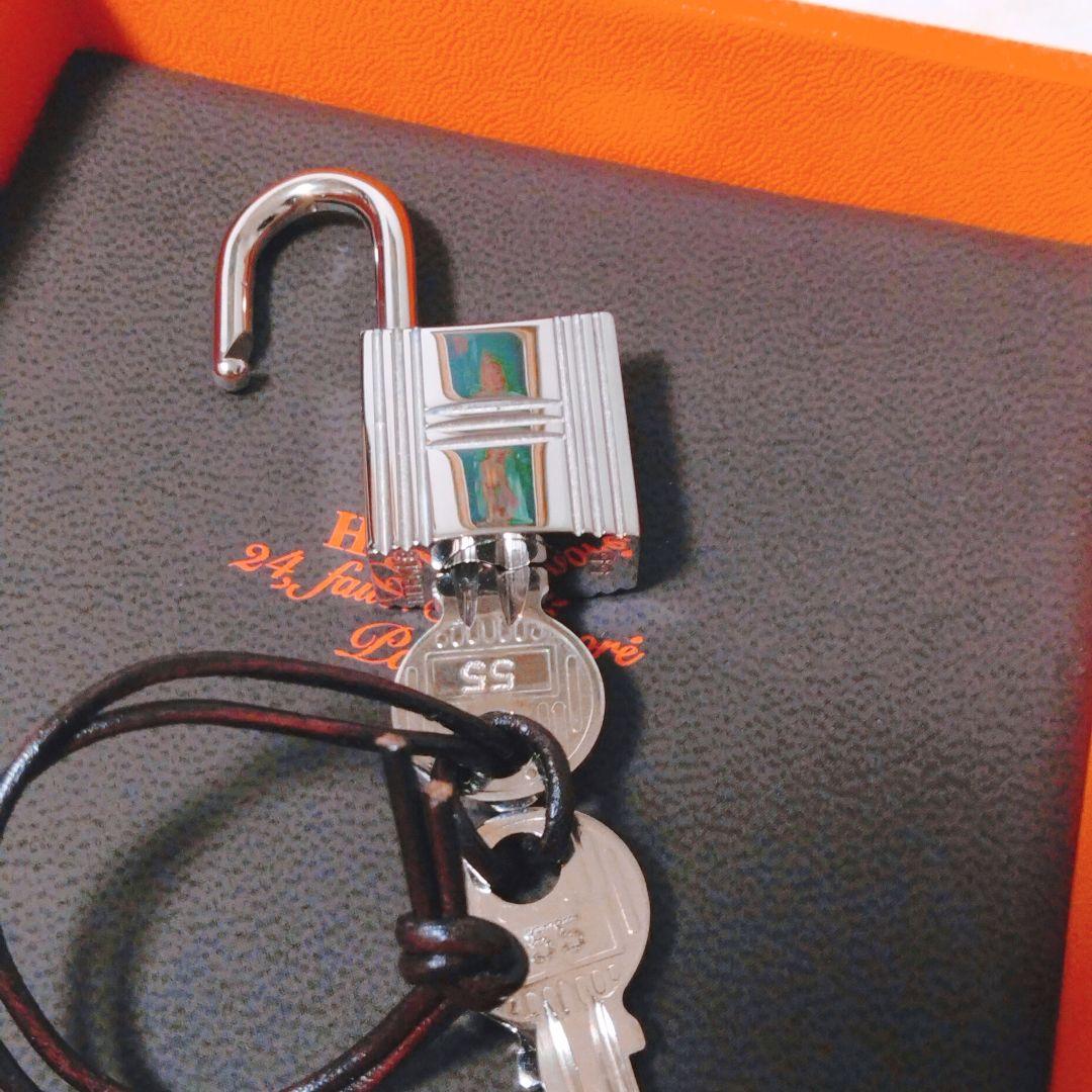 【美品】 HERMES エルメス カデナ南京錠　パドロック鍵2ケ