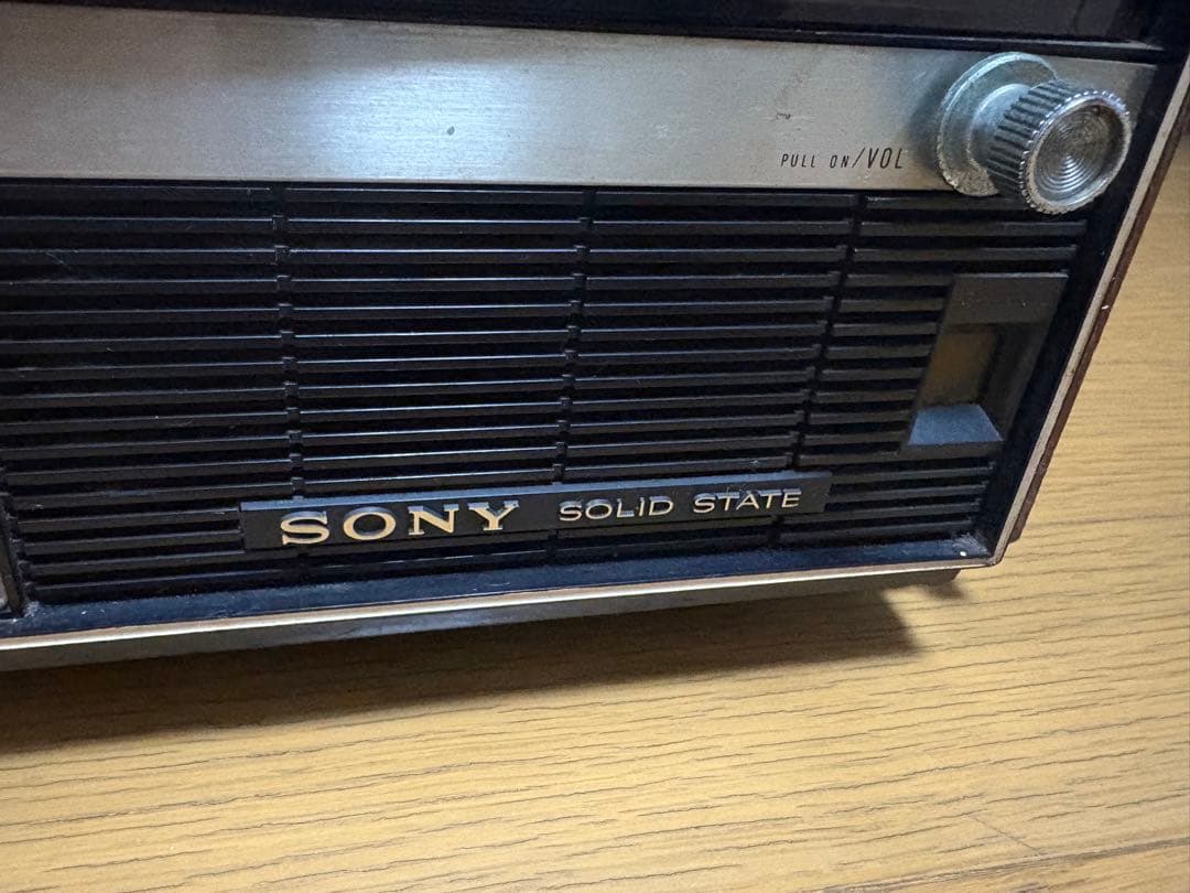 SONY製木製ブラウン管テレビ(TVC-340) 昭和レトロ家電 骨董品