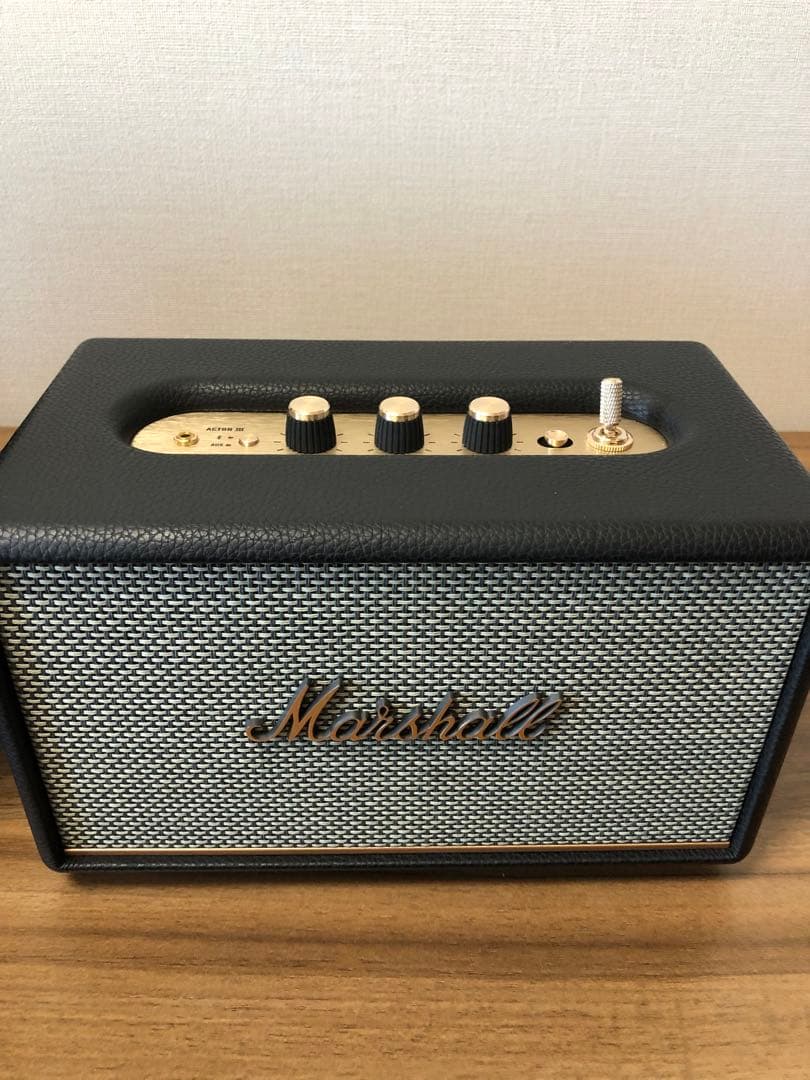 Marshall Acton III Bluetoothスピーカー　ブラック