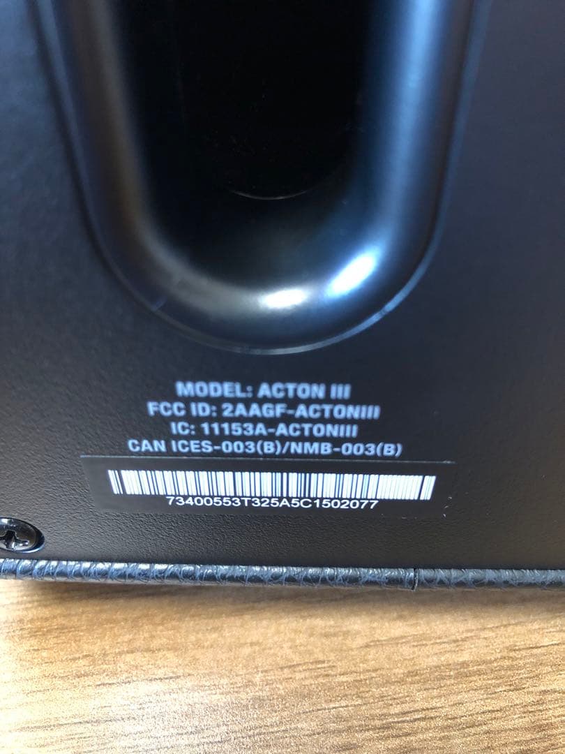 Marshall Acton III Bluetoothスピーカー　ブラック