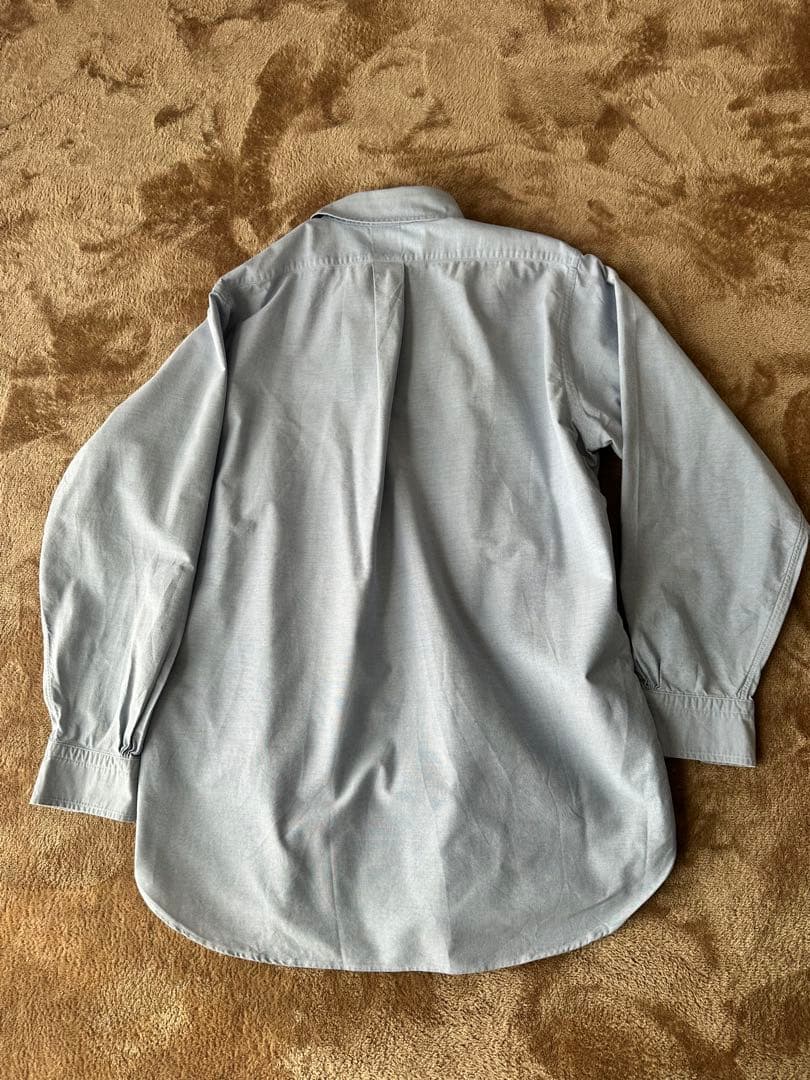 USA メーカーズ　ブルックスブラザーズ サックス　BDシャツ 15-32 L