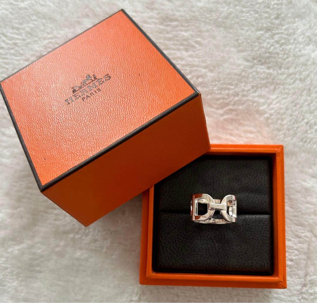 【極美品！】Hermes エルメス　エヴァーシェーヌダンクルMMリング