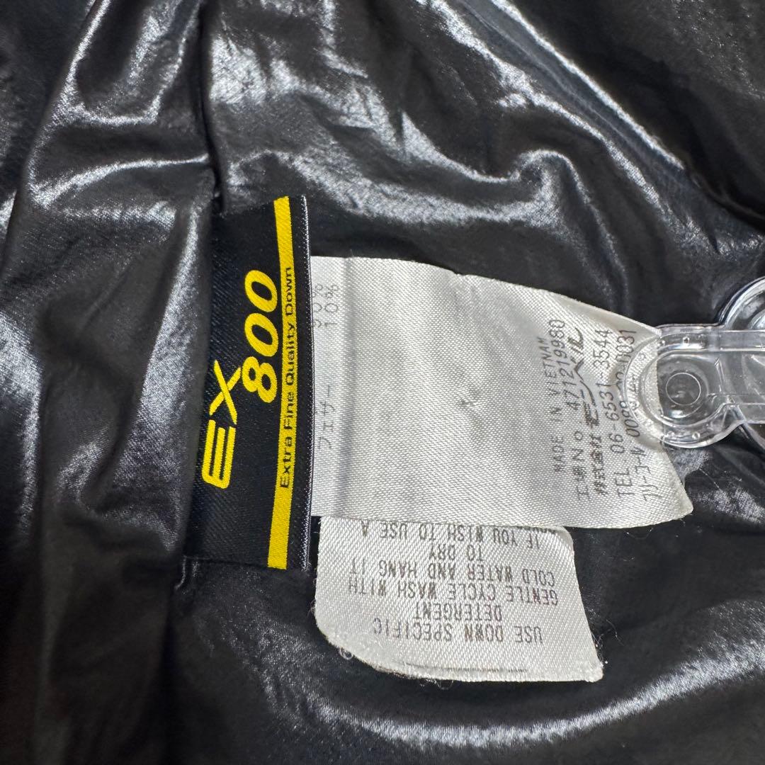 美品モンベルGORE-TEX 800FP U.L.トラベルダウンコートM黒