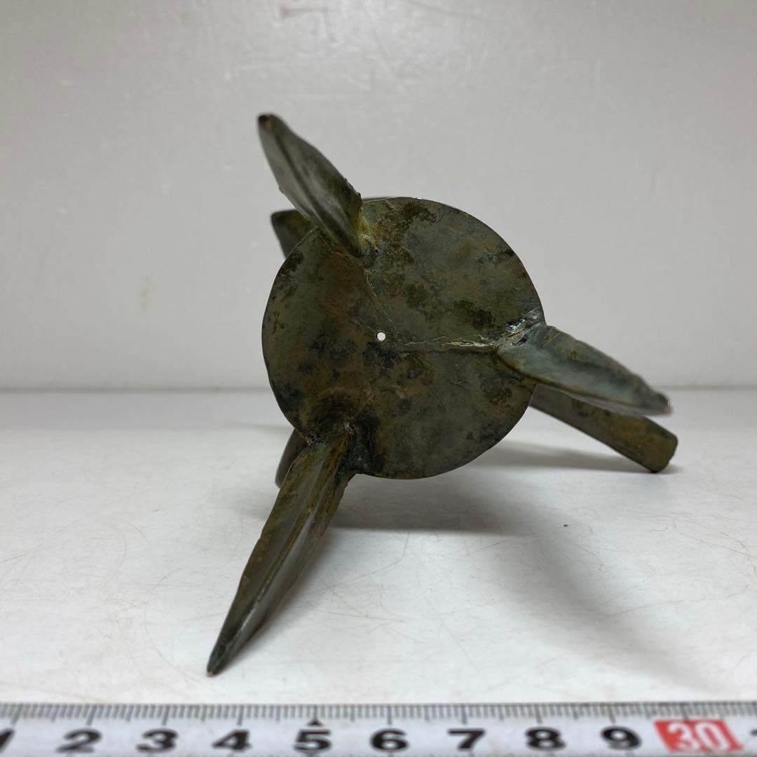 中国美術 古銅 しゃく 高さ約16cm 重さ430g タサオ 東T8-0206①