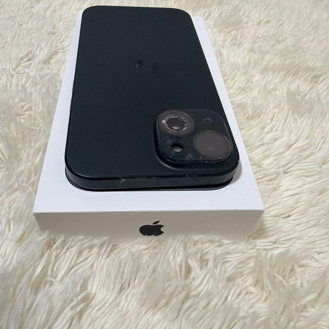 ア*3様 iPhone 15 256GB ブラック カメラ割れ　ジャンク