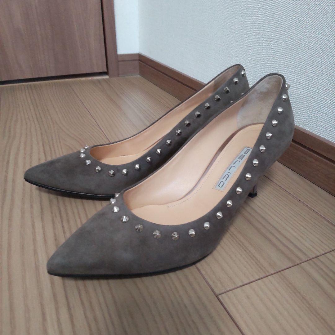PELLICO スタッズ付き グレー ANDREA 37