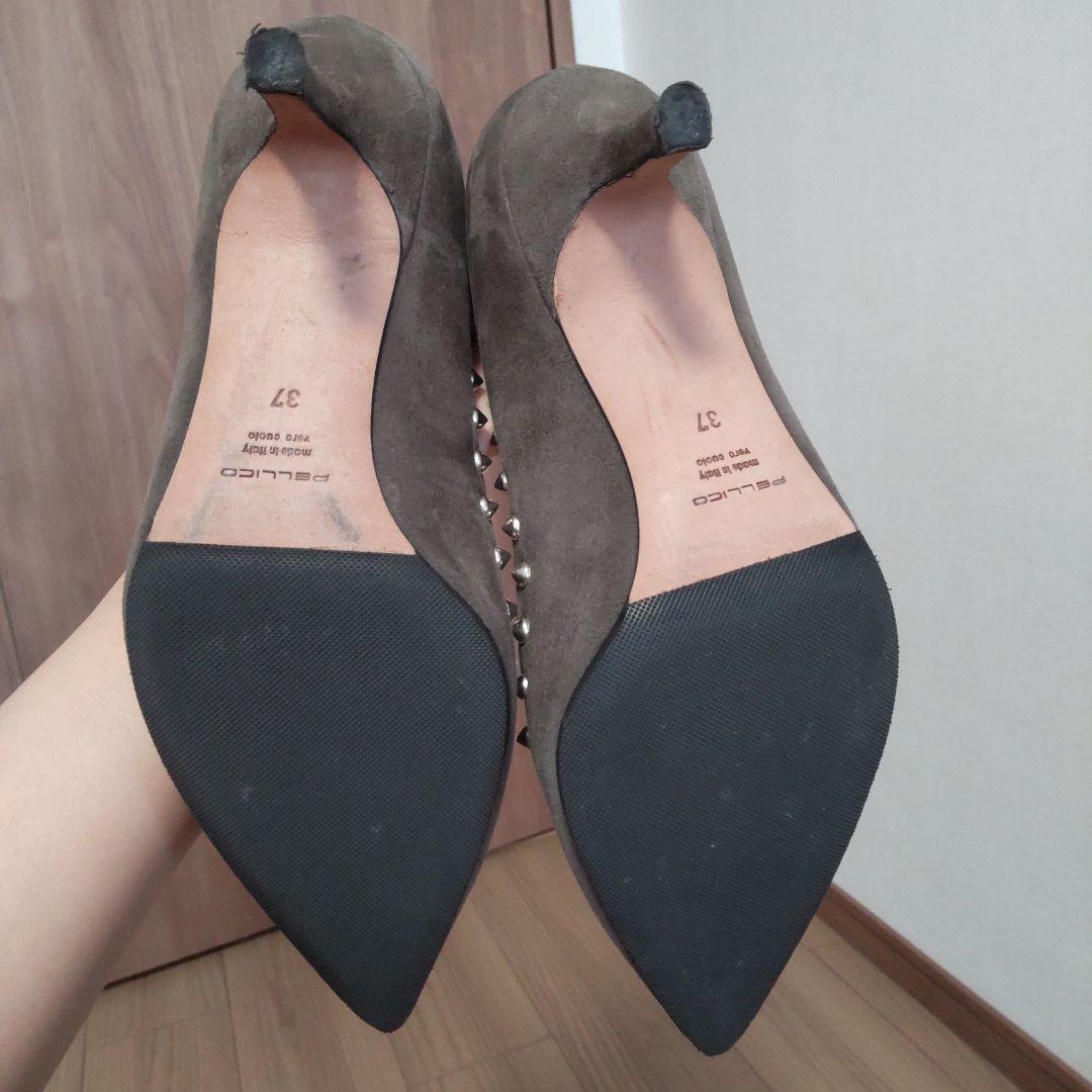 PELLICO スタッズ付き グレー ANDREA 37