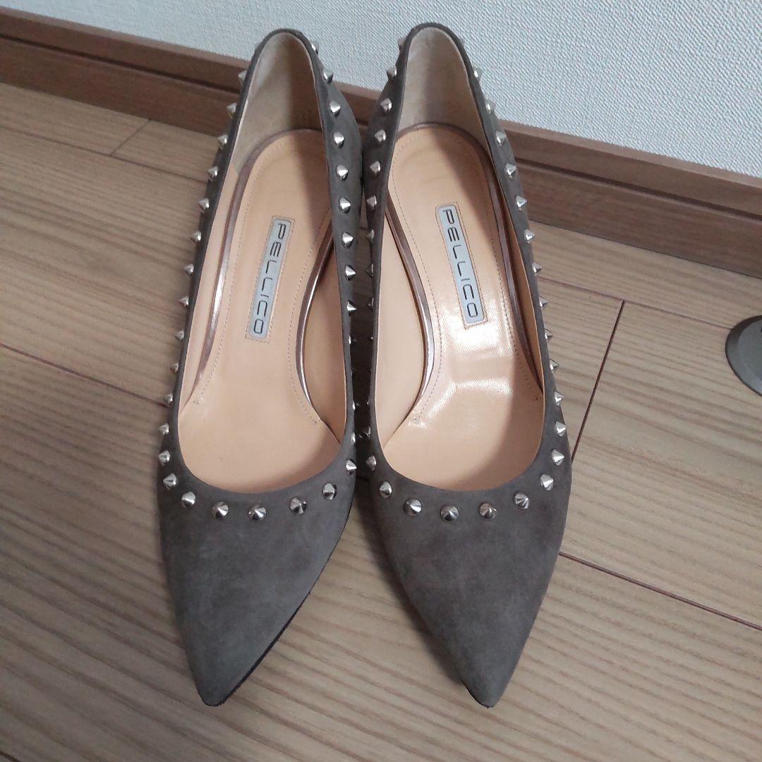 PELLICO スタッズ付き グレー ANDREA 37
