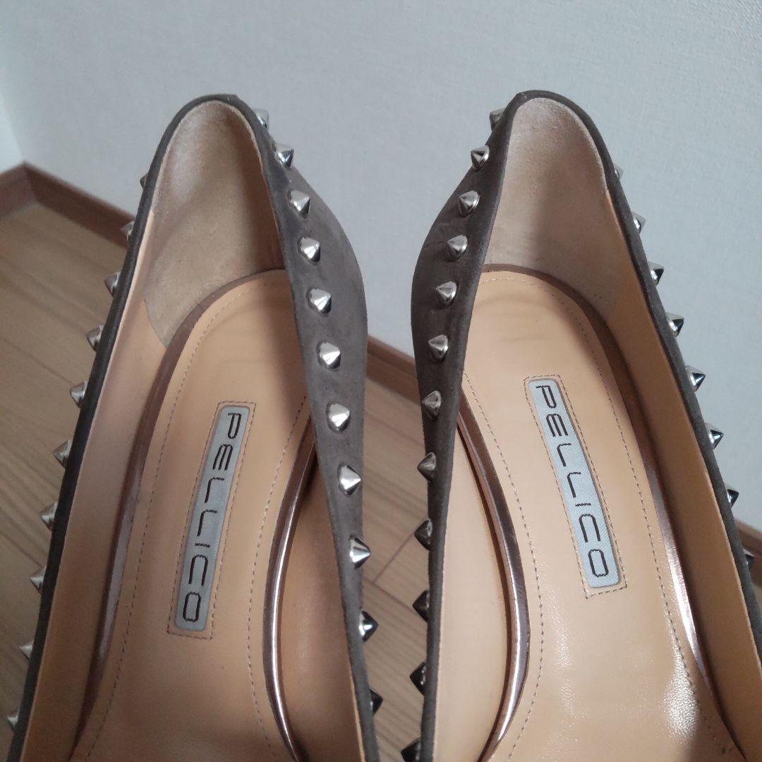 PELLICO スタッズ付き グレー ANDREA 37