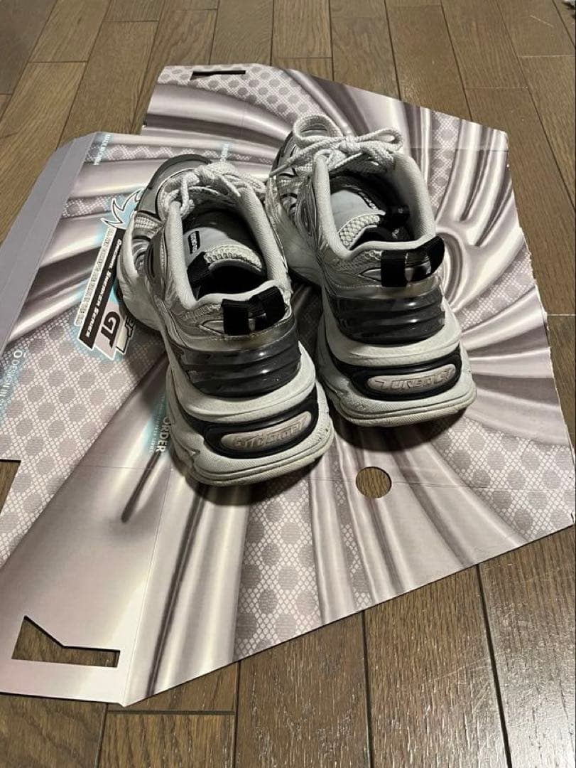 【美品】OLD order Turbo GT シルバー スニーカーサイズ26cm