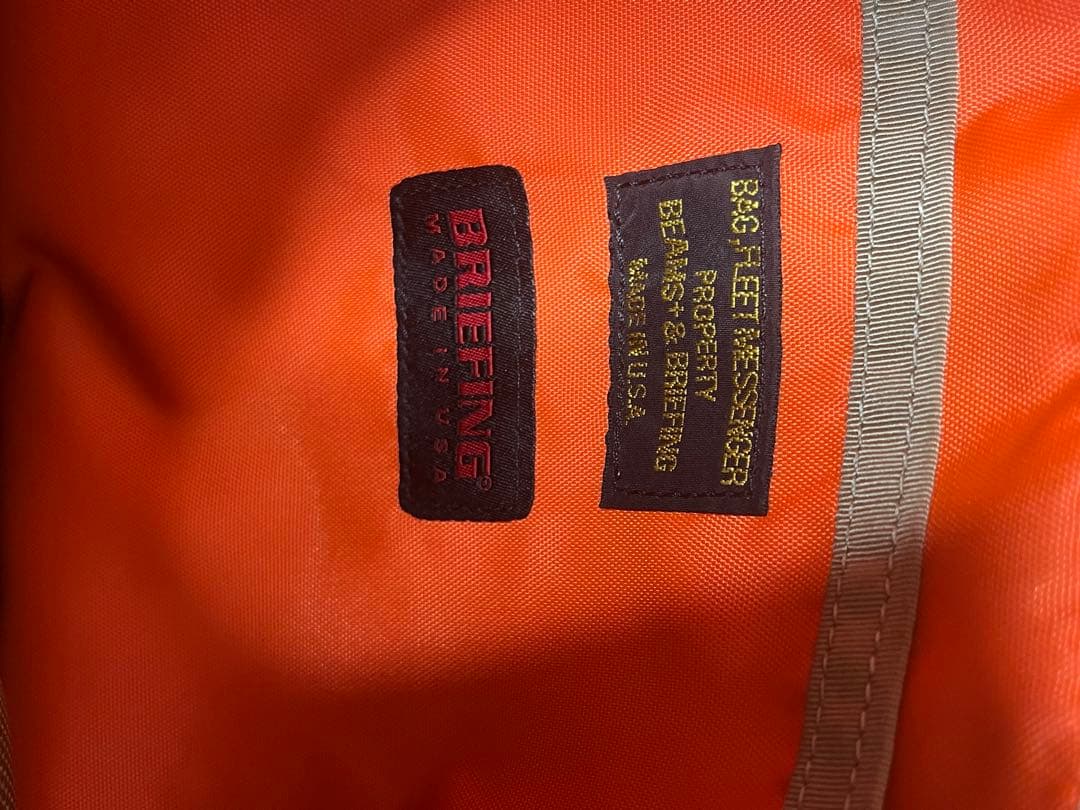 BRIEFING × BEAMS PLUS メッセンジャーバッグ コヨーテ