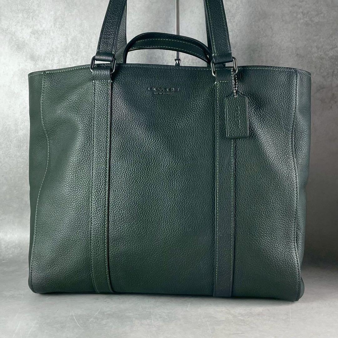極美品 coach コーチ ハドソン トートバッグ ダブルハンドル 肩がけ