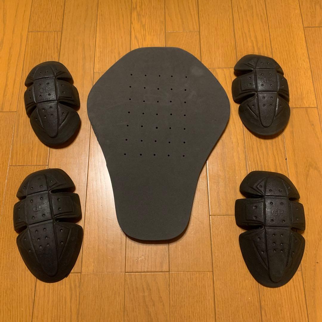 【美品】本革プロテクター付きシングルライダースジャケット　リューグーレザーズ