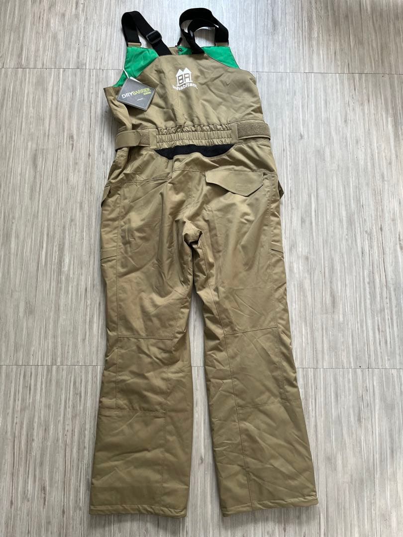 新品未使用　inhabitant ビブパンツ　Mサイズ