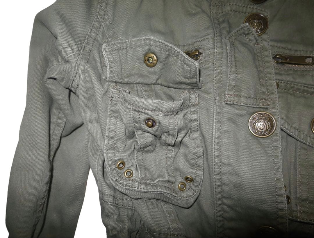 ジャケット・アウター archive military jacket 00s gimmick y2k