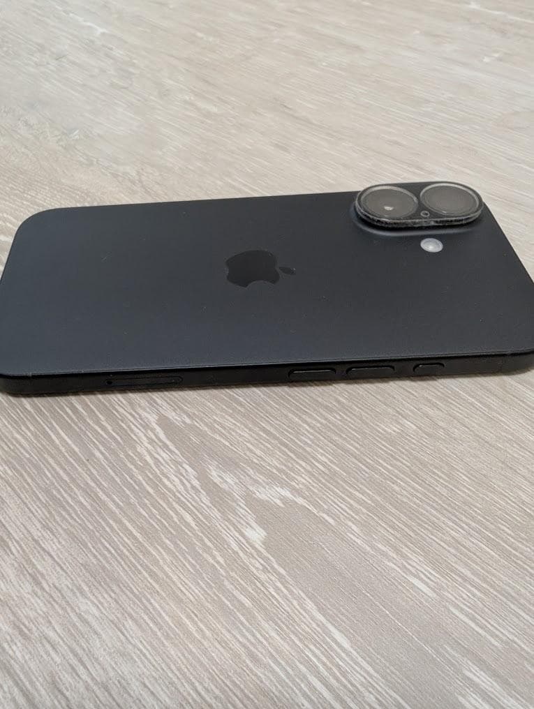 極美品 iPhone16 ブラック 512GB バッテリー100% SIMフリー