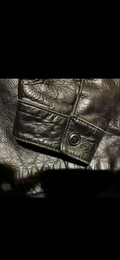 ジャケット・アウター old gap leather jaket 90s OVY