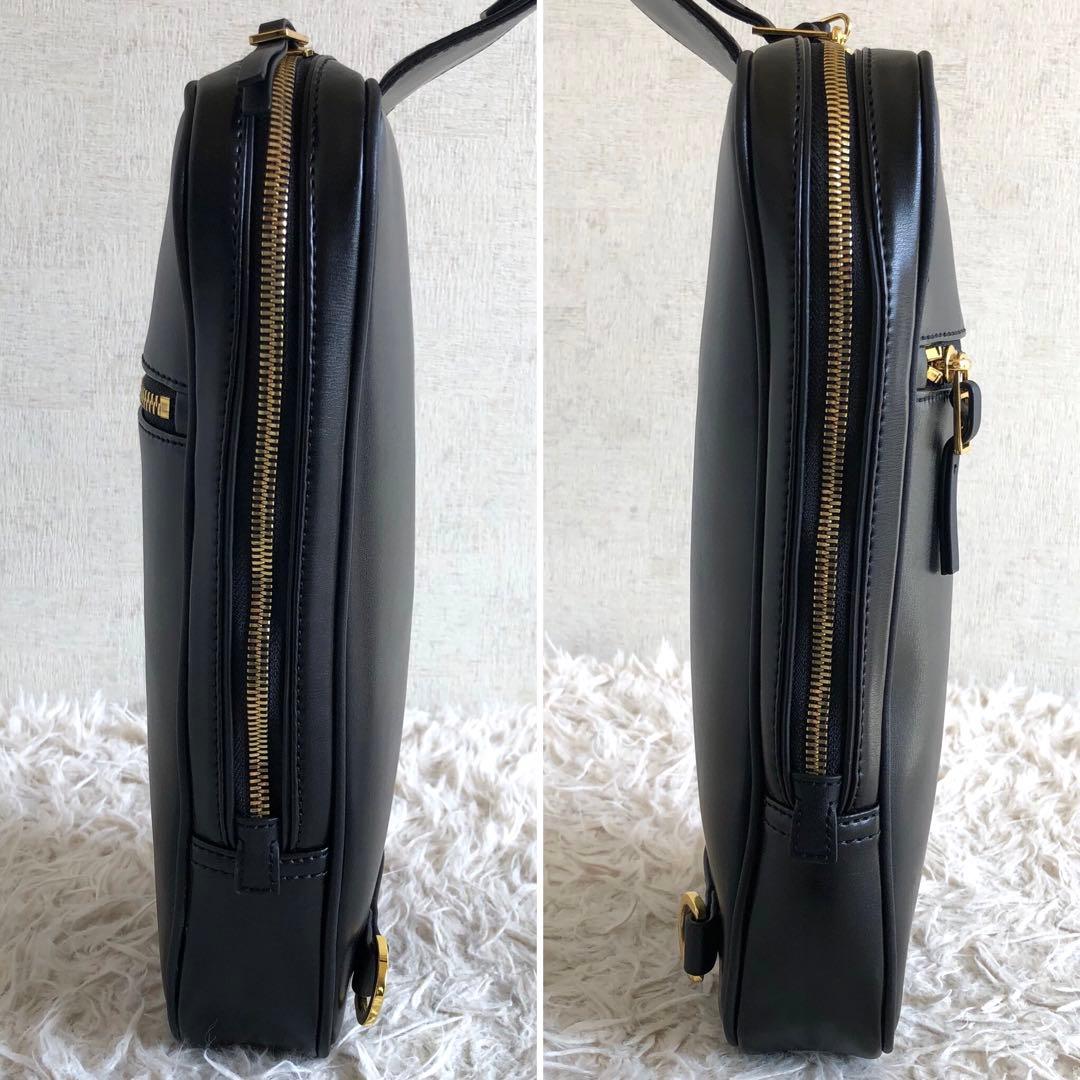 【極美品】ポールスミス　ボディバッグ　ショルダーバッグ　黒　本革　ゴールド金具