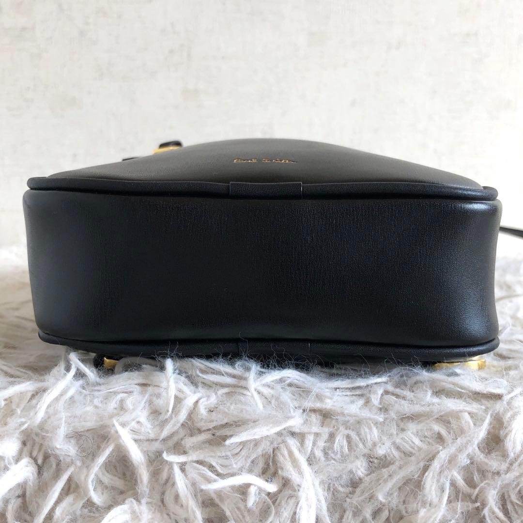 【極美品】ポールスミス　ボディバッグ　ショルダーバッグ　黒　本革　ゴールド金具