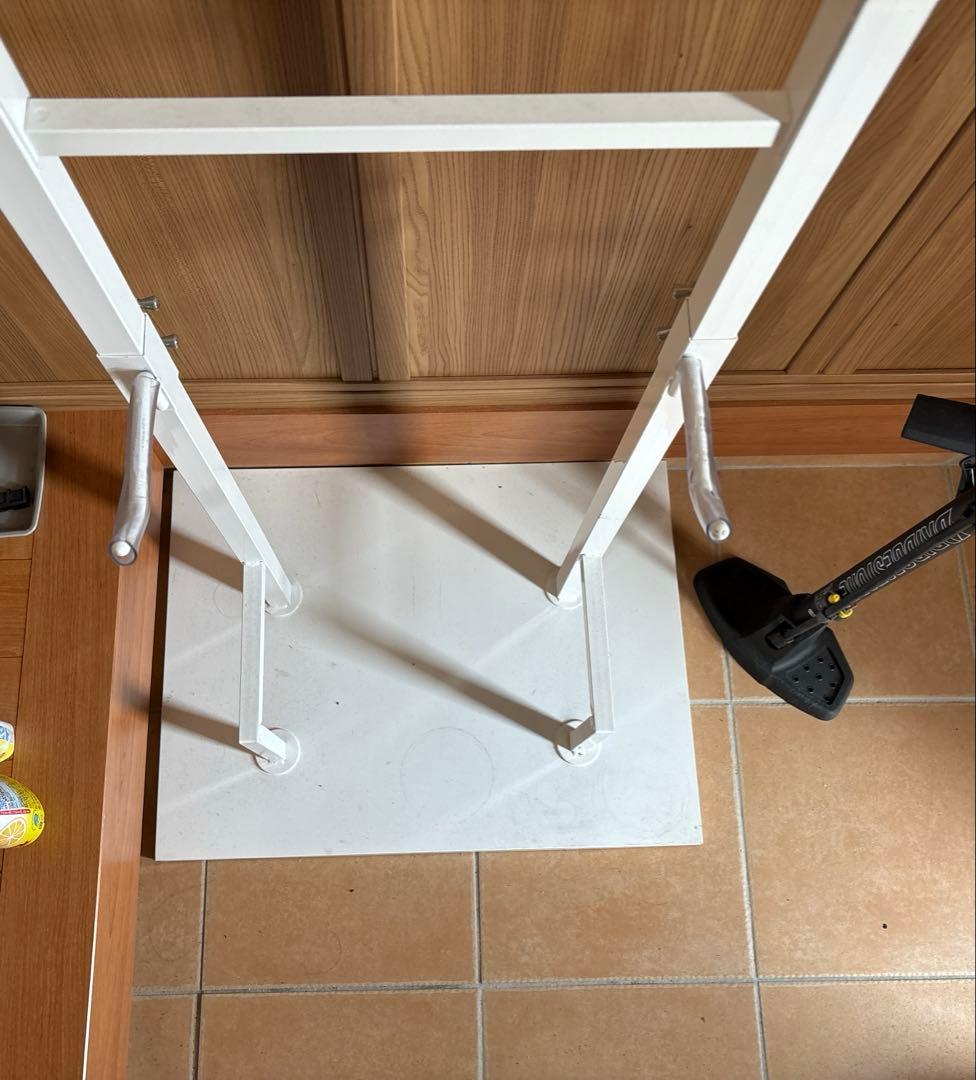 足立製作所公式店 自転車スタンド 室内 2台用 ホワイト