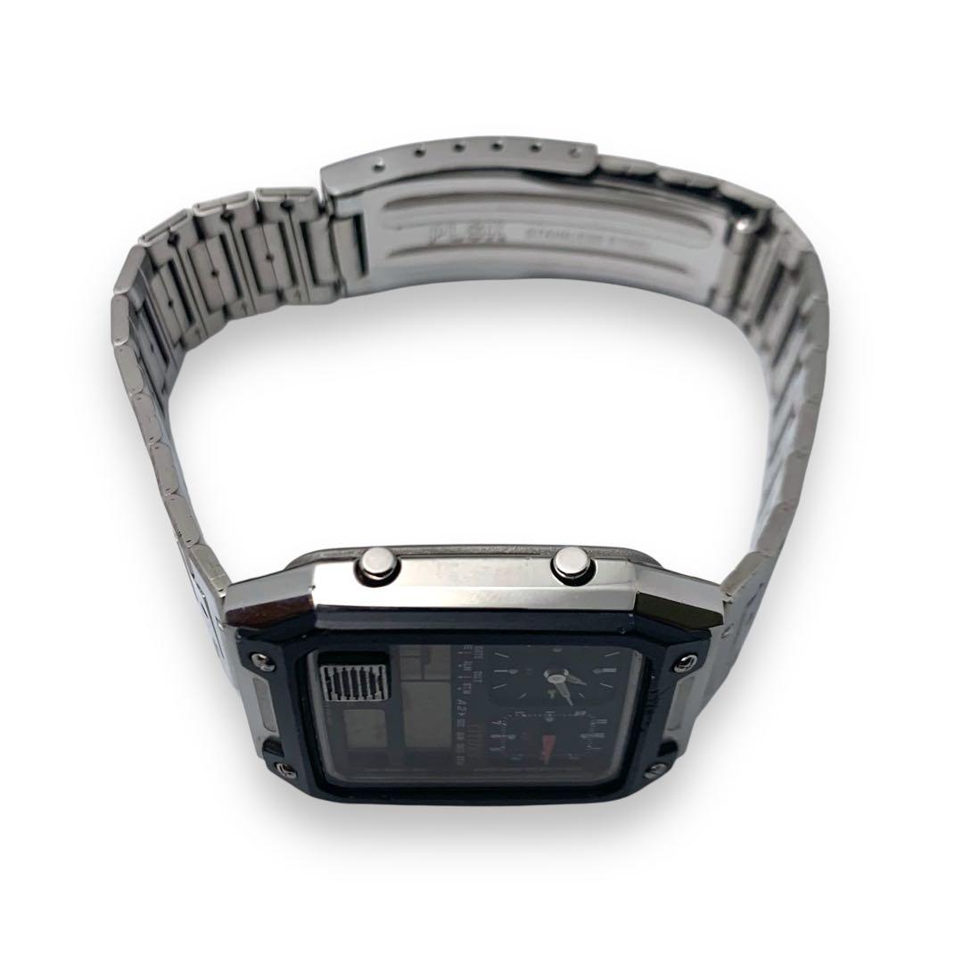 M415❀希少レア シチズン デジアナ TEMP 腕時計 デュアル タイム