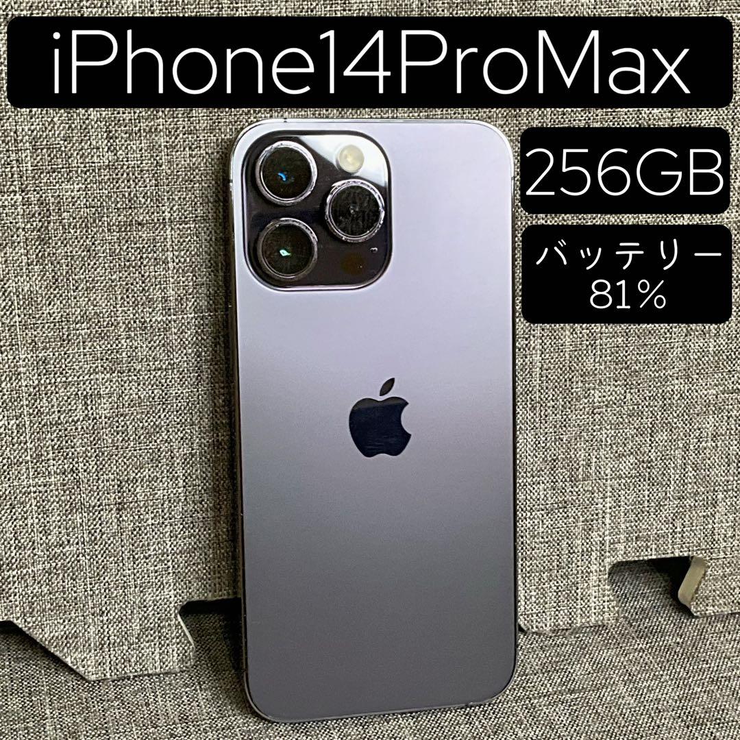 最安値出品　iPhone14ProMAX 256GB ケース、フィルム付き