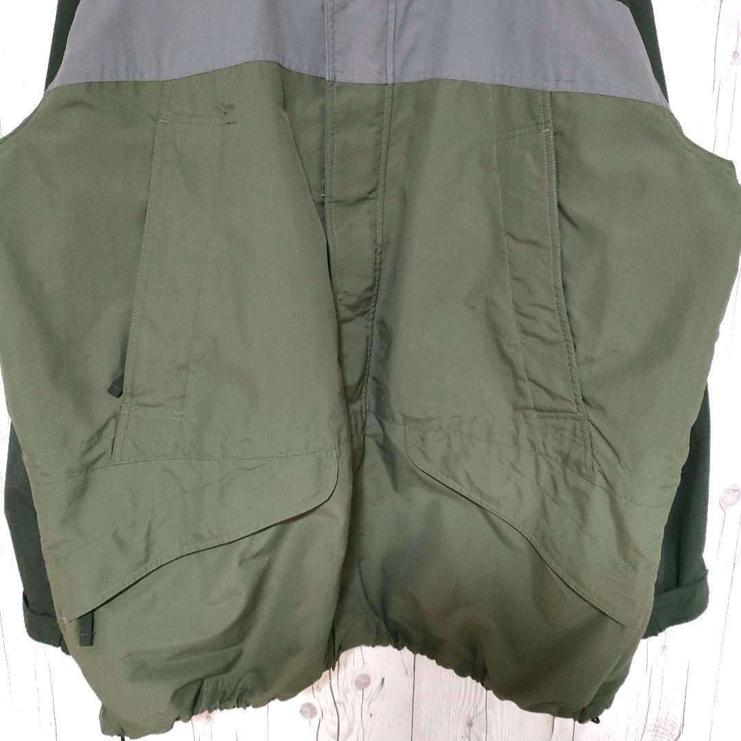 エルエルビーン マウンテンパーカー ナイロンジャケット 刺繍ロゴ XL 緑