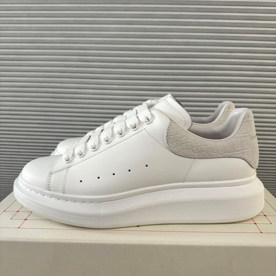 【新品 26cm】アレキサンダーマックイーン 正規品 クロコ型押し スニーカー