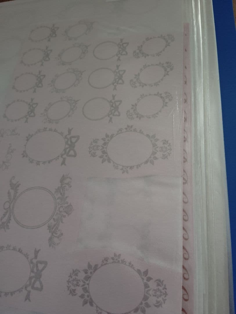 【サロン閉店】ポーセラーツ転写紙　柄　全てセットでファイルごと