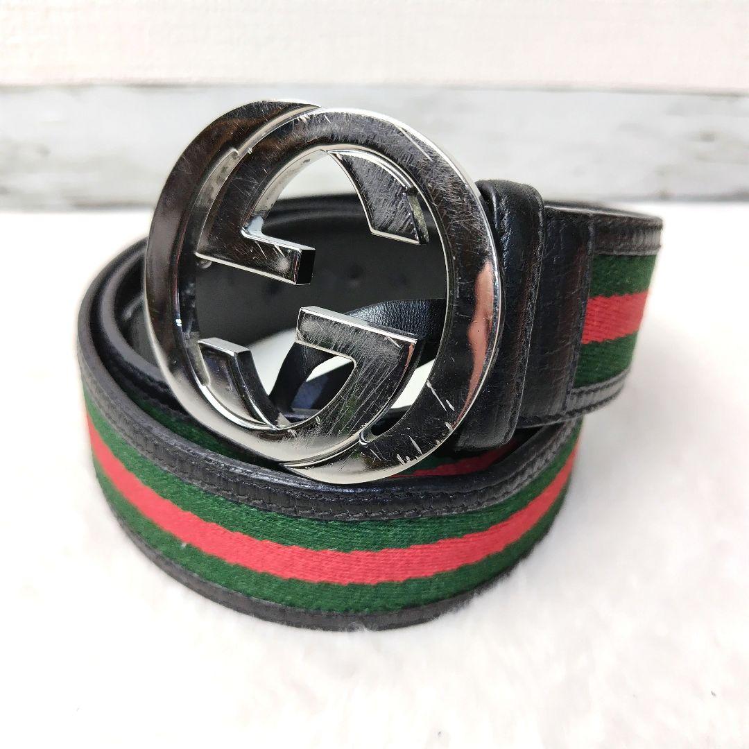 ✨レア✨GUCCIグッチ インターロッキング ベルト 114984
