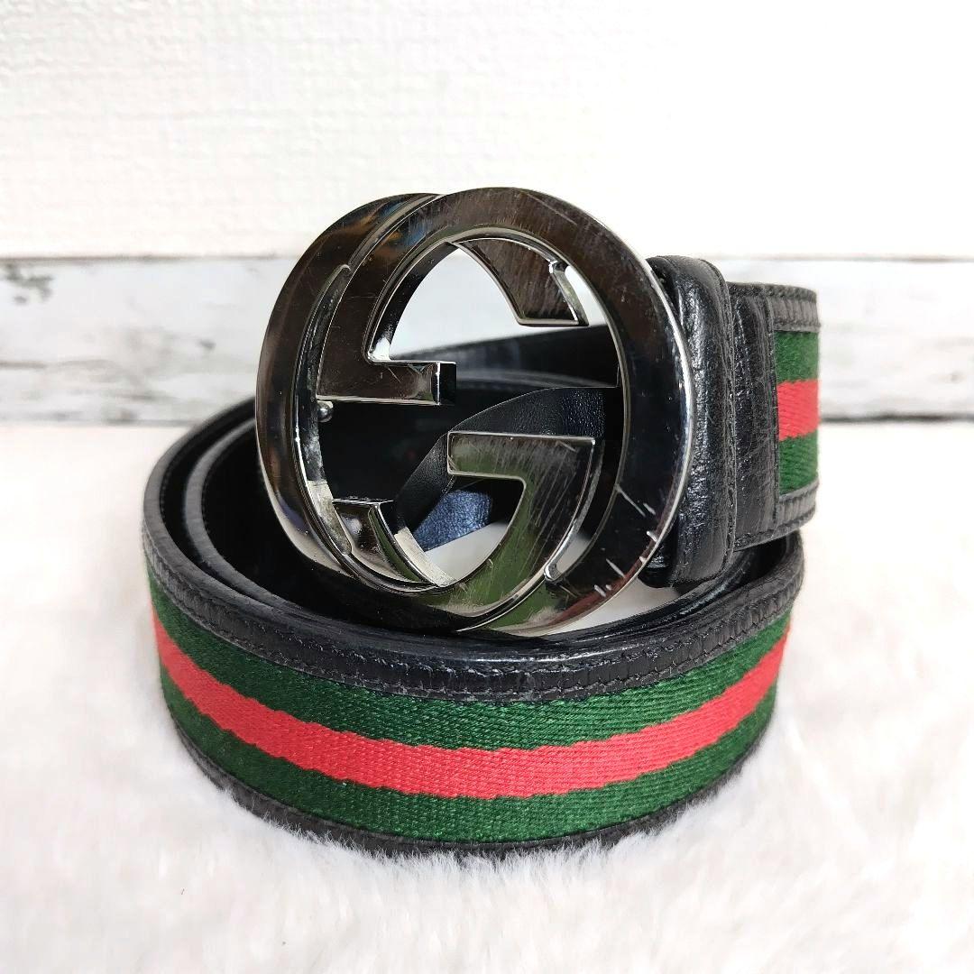 ✨レア✨GUCCIグッチ インターロッキング ベルト 114984