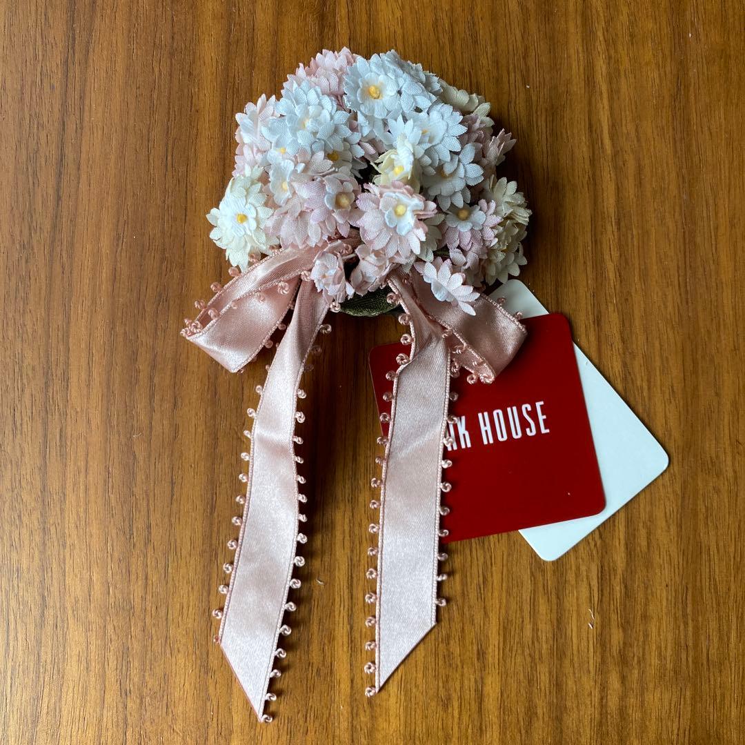 PINK HOUSE ピンクハウス　芝桜の手まりうたコサージュ