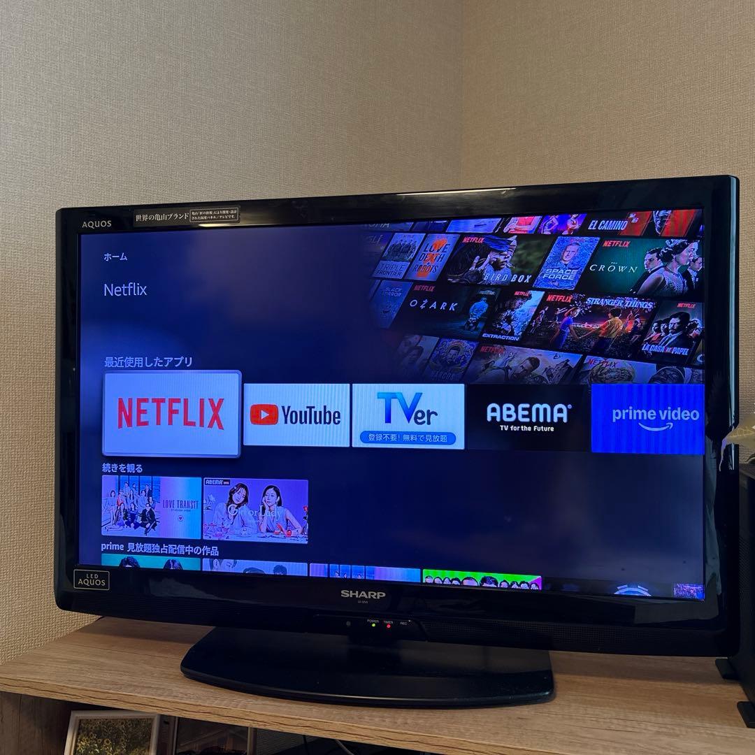 SHARP AQUOS 32型 液晶テレビ【すぐ視聴OK／付属品多数】