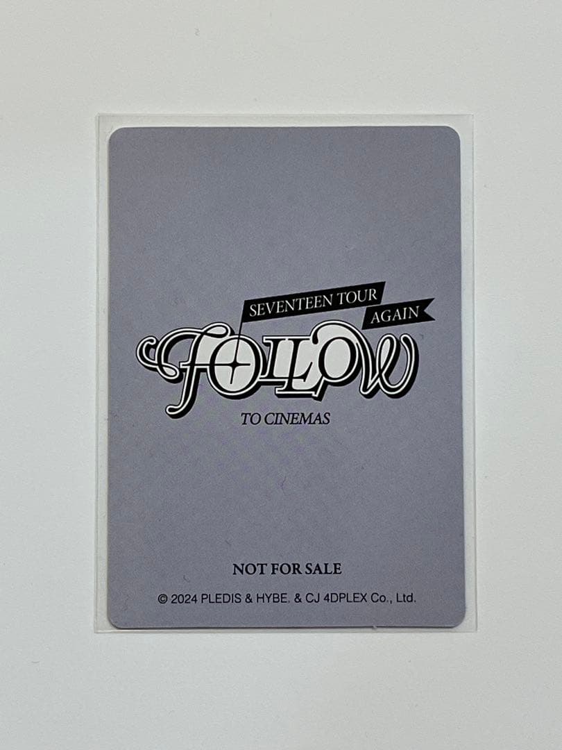 SEVENTEEN 映画 FOLLOW 特典 フォトカード トレカ ジョンハン