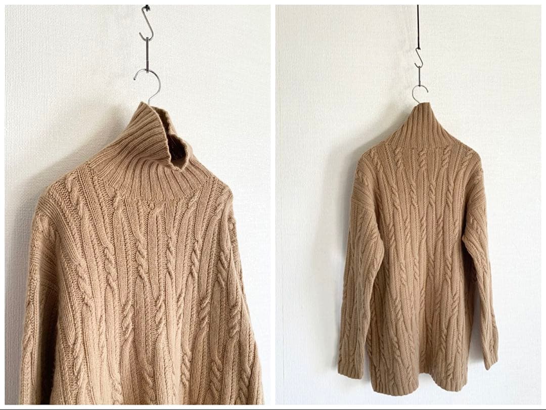 90s Saks Fifth Avenue カシミヤ100% タートルニット