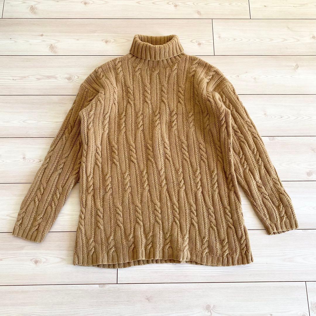 90s Saks Fifth Avenue カシミヤ100% タートルニット