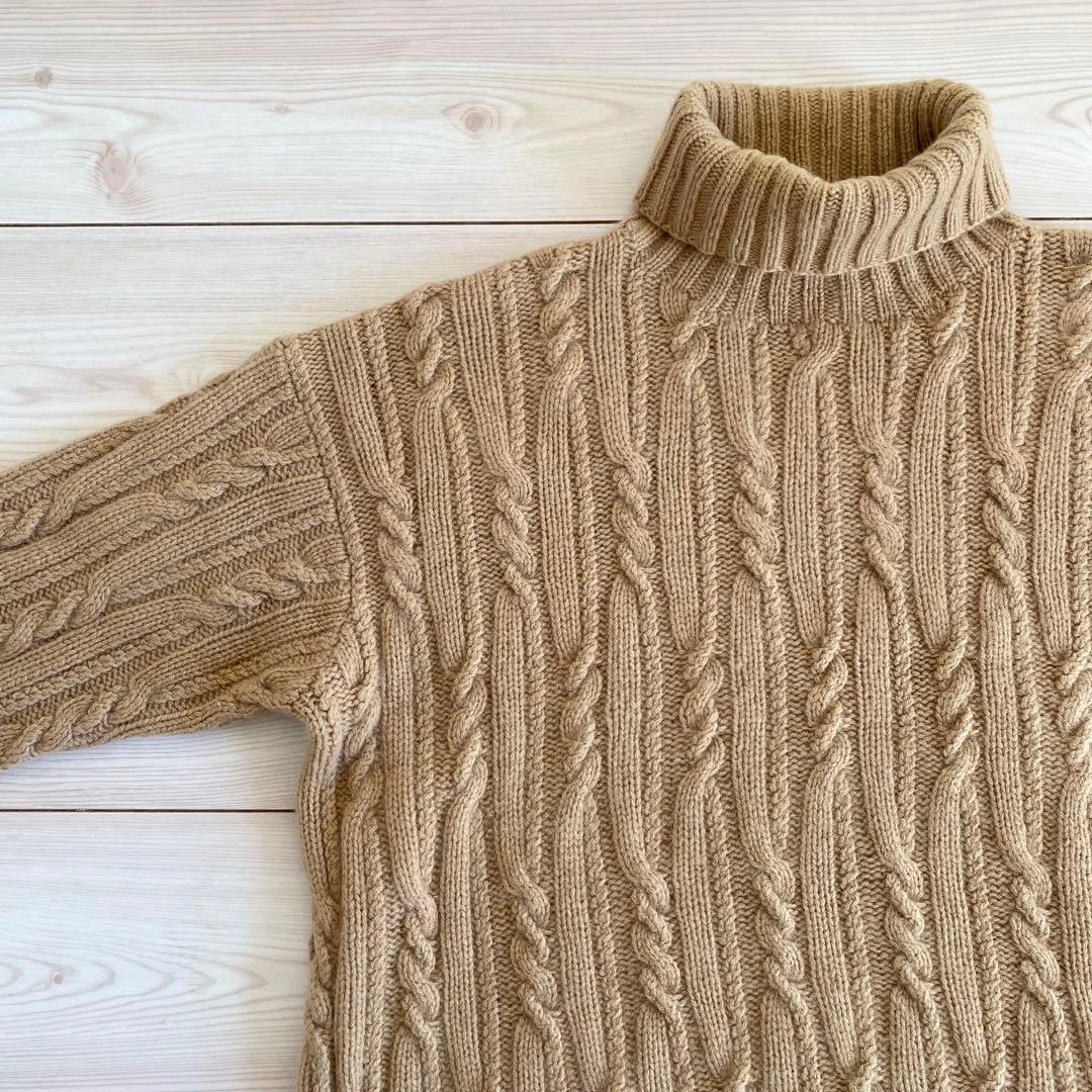 90s Saks Fifth Avenue カシミヤ100% タートルニット