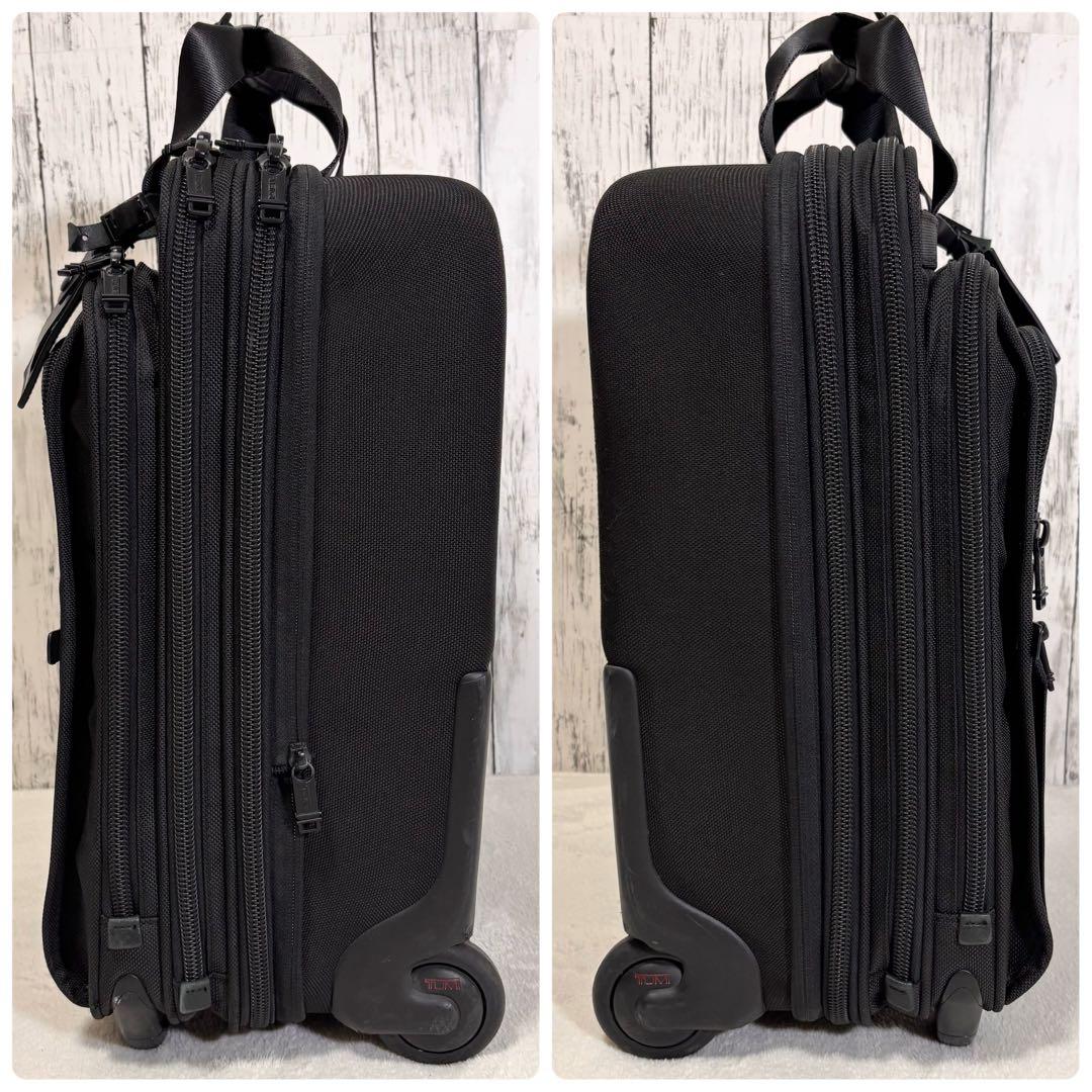 TUMI PCポーチ付き キャリーケース トラベルバッグ 2輪 出張 タイヤ良好