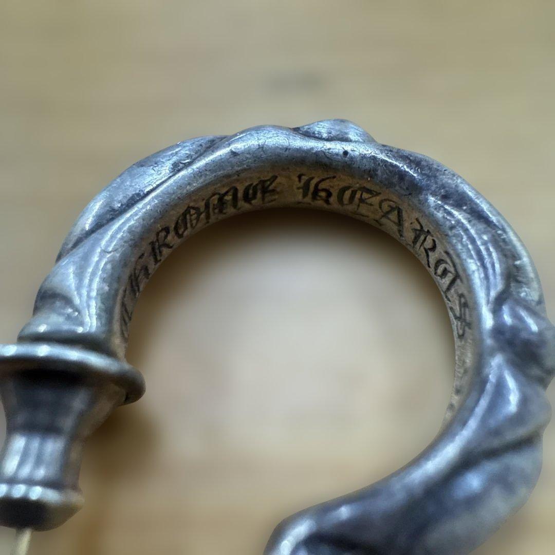 CHROME HEARTS シルバーフープピアス 925 シルバー 両耳用