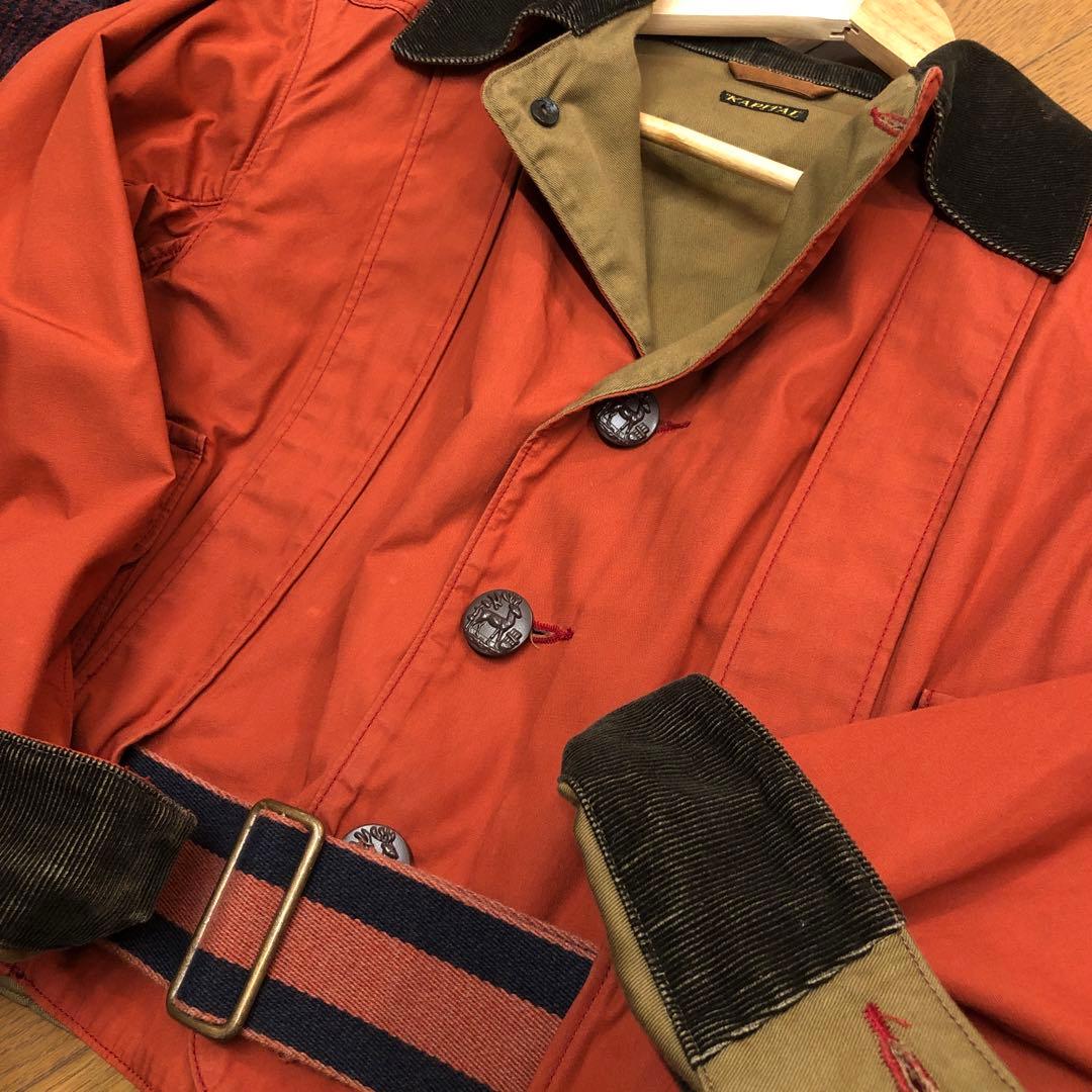 KAPITAL kapital キャピタル 動物ボタン ハンティングジャケット